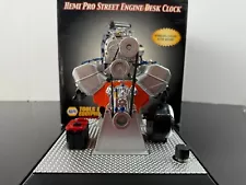 New ListingNAPA HEMI Pro Street Engine Motor Desk Clock 1/6 Scale Diecast Sound Animated