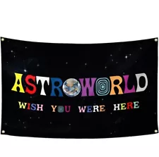 Greetings From ASTROWORLD Wish You Were Here Tapestry, Travis Scott - 3’ x 5’