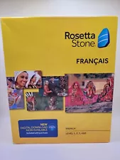 Rosetta Stone - Version 4 Francais Level 1-5 FRENCH - For PC/Mac SEALED UNOPENED