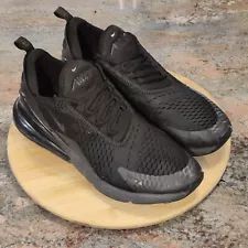 Nike Air Max 270 Low Triple Black - Mens Sz 12 - Running Training Shoes Sneakers