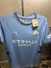 Manchester City Puma men’s Jersey Officially Licensed Sz M English premier new