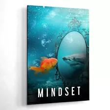 Mindset Wall Art For Sale, High Quality Canvas, Office Home Framed Canvas