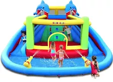 Inflatable Water Slide w/ Bounce House