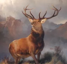 Monarch of the Glen : Edwin Landseer : 1851 : Archival Quality Art Print