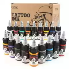 20ML Bottle 18 Color Tattoo Ink Set - Professional Grade Tattoo Cartridge Ink