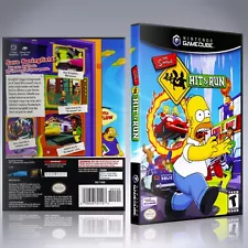 GameCube Replacement Case - NO GAME - Simpsons - Hit and Run