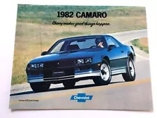 1982 Chevrolet Camaro and Z28 Original Canada Car Sales Brochure Folder