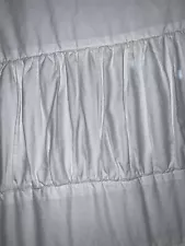 Beddy's White Luxe Full Bedding Comforter Ruched Cotton Minky Charlotte