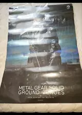 Not for sale Metal Gear Solid 25th Anniversary Double-sided Poster Snake Ground