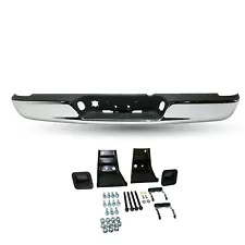 For 2002-2008 Dodge Ram 1500 03-09 2500 3500 Chrome Rear Step Bumper Assembly