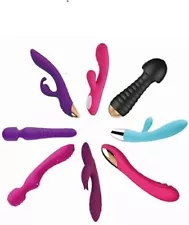 Sex Toys for Women Rechargeable G-spot Clit Vibrator Dildo Massager Adult Gifts