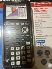 New ListingTexas Instruments TI-84 Plus CE Graphing Calculator - Black