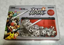 New Nintendo 3DS XL LL Super Smash Bros Edition Console Red New From Japan