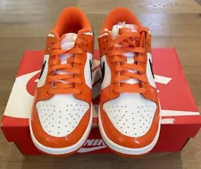 Nike Men's Dunk Low By You Team Orange Black White Size 8 Back To School Shoes