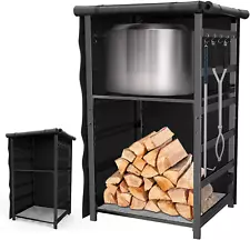 30"W x 26"D x 53" Storage Cabinet Station for Solo Stove Yukon/Bonfire/Ranger