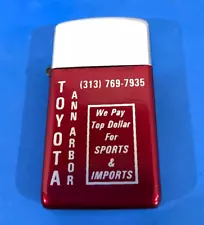 Vintage Ann Arbor Toyota Top Dollar Sports & Imports Advertising Park Lighter