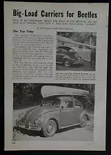 Volkswagen VW Beetle ROOF RACK 1966 How-To build PLANS SurfBoards