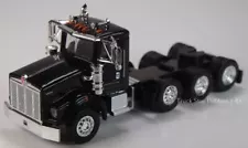 HO 1:87 TSH # 674 Kenworth T800 Tri-Axle Tractor - Heavy Haul - Black