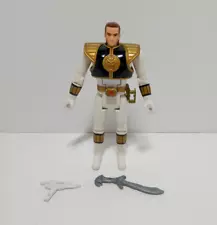 Mighty Morphin Power Rangers Flip Head 5.5" Figure White Tommy JDF 1993 Bandai