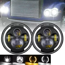 7 INCH Halo Projector LED Headlight for Freightliner Century Class 96-11 FLD112 (For: Freightliner Century Class)