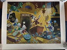 RICH Finds At Inventory Time 75 Color Serigraph 28” x 34” By Carl Barks 52/500