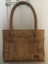 Drillo Genuine Crocodile Skin Hand Bag, Unique Natural Pattern, Great Condition.