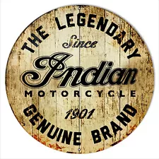 Indian Motorcycles The Legendary Genuine Brand 14 In Round