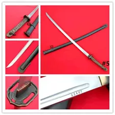 Japanese NCO Sword Samurai Katana Brass Handle Steel Saya Matching Number Blade