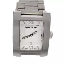 USED MONTBLANC 7048-pl234404 White Case: 3.9 ×3.2cm Watch #91011