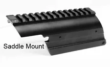 Picatinny saddle mount used for mossberg 500-590 or maverick 88 12 gauge-20 gaug