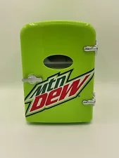 Mountain Dew MIS134MD-B Mini Portable Compact tiny Fridge/Cooler 6 Can Cap - Car