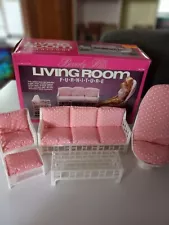 1985 Barbie Living Room furniture 5 Piece Set