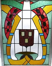 Stained Glass Window Lead Glazing About 1900