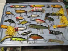 Mixed Lot of 23 Vintage Fishing Lures