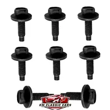 1967-81 CAMARO FIREBIRD CORRECT SEAT TRACK BOLTS 8-PIECES DOES BOTH BUCKET SEATS