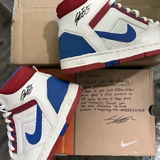 DJ Skee Nike Air Force 2 Autographed Message To Michael Jordan Sneakers Shoes 23