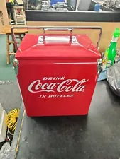 Shadle Enterprises Inc. - Classic Cooler NIB Red Metal - Coca Cola. - BRAND NEW