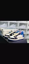 Size 11 - Jordan 1 Retro x Fragment Design x Travis Scott Low Blue