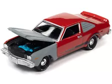 1976 Plymouth Volare Road Runner Bright Red and Primer Gray with Black Stripe...