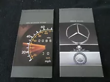 1985 Mercedes Price Brochure 380SL SE 500SEL SEC 300 TD CD SD 300D Sales Catalog