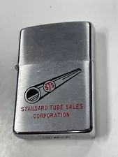 ZIPPO 1961 STANDRD TUBE SALES ADVERTISING LIGHTER Q600