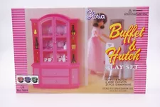 Gloria Buffet & Hutch Play Set, China set (9511) doll house furniture