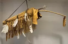 bow and arrow, Indian leather