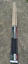 HANS DELTA 57” Billiard Pool Cue Sticks Lot of 4