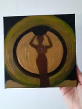 Figure of African Woman Art Oil paiting