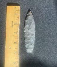 Clovis Point Arrowhead ~ Native American Artifact