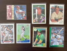 Jose Canseco Baseball Card Lot - 7 Cards with 1987 Topps Rookie