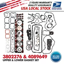 Head Gasket Set 3802376 4089649 For Dodge Ram Cummins 5.9L 6BT 6BTA Hot sales (For: Freightliner FL70)