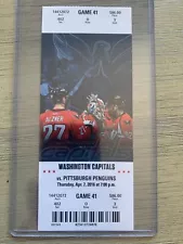 2015-16 Washington Capitals NHL Official Mint Ticket Stub - pick any game!