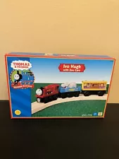 Thomas & Friends Learning Curve Wooden Train Ivo Hugh with Zoo Cars